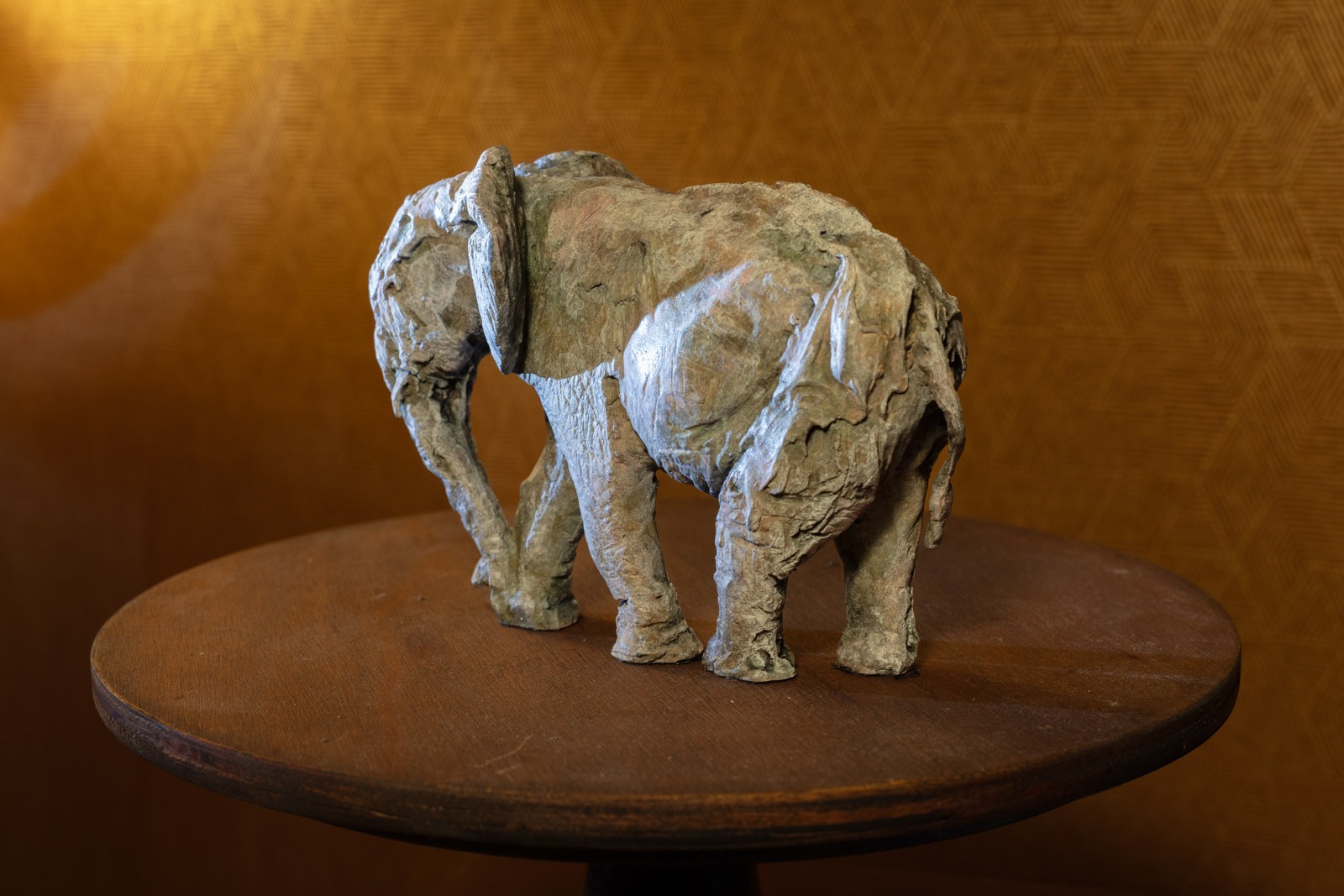 Bronze sculpture of an Elephant by Heather Jansch
