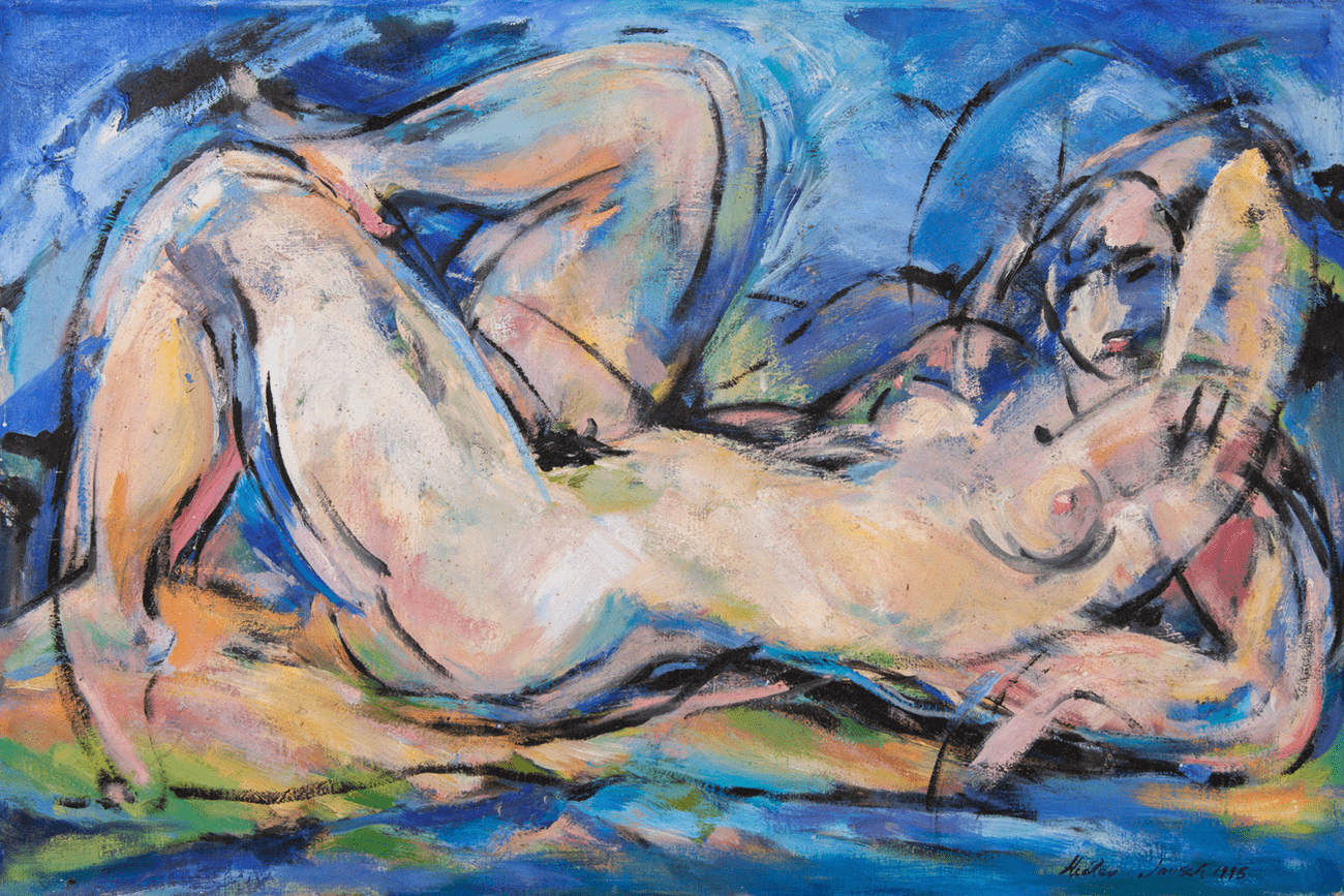 Reclining Nude No.1 - © Heather Jansch. All Rights Reserved.