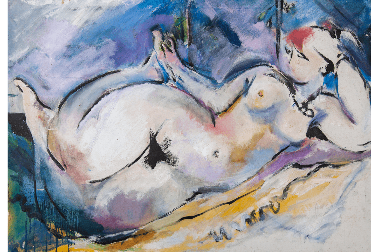 Reclining Nude No.2 - © Heather Jansch. All Rights Reserved.