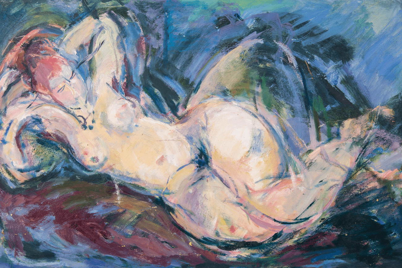 Reclining Nude No.4 - © Heather Jansch. All Rights Reserved.