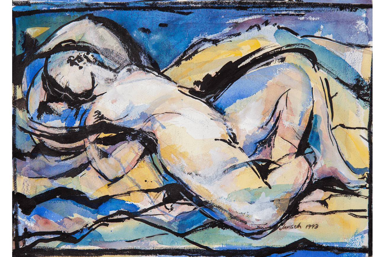 Reclining Nude No.7 - © Heather Jansch. All Rights Reserved.