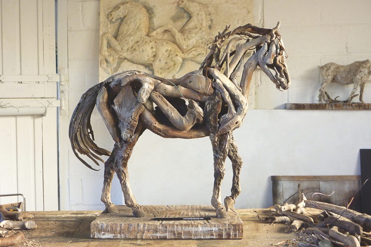 Sculpture in Studio