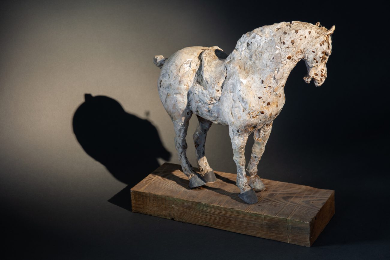 Chinoise Horse (Plaster Original) - © Heather Jansch. All Rights Reserved.