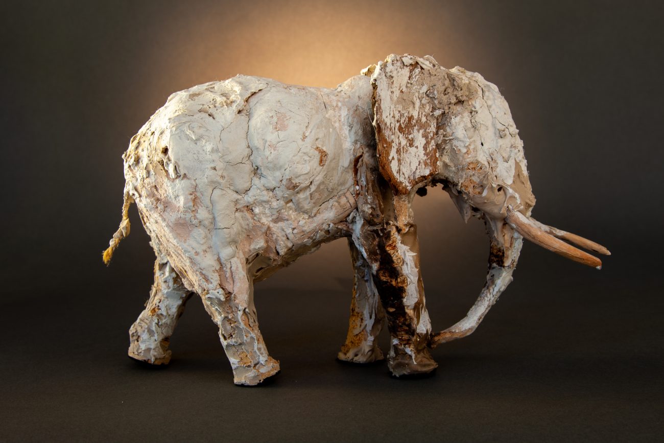 Original Elephant No.5 (left side) - © Heather Jansch. All Rights Reserved.